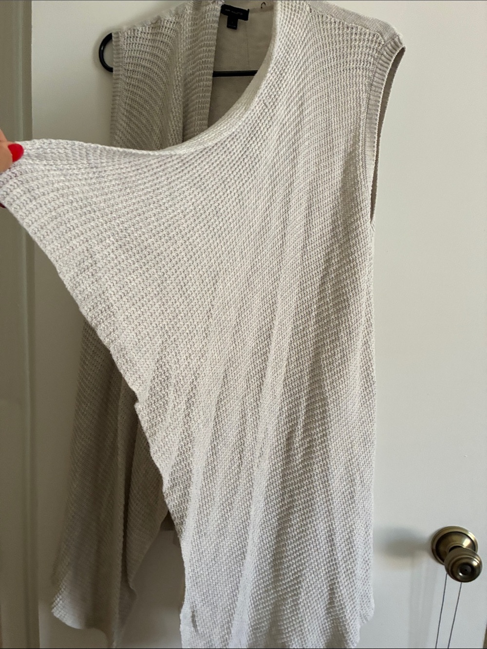 H by Halston Waterfall Open Vest Cardigan - Picture 2 of 4